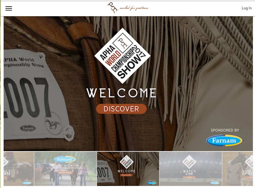 APHA World Championship First Horse Show to Launch Mobile Progressive Web App with the IHUBApp