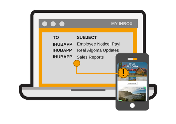 IHUBApp Post by Email Functionality Image.png